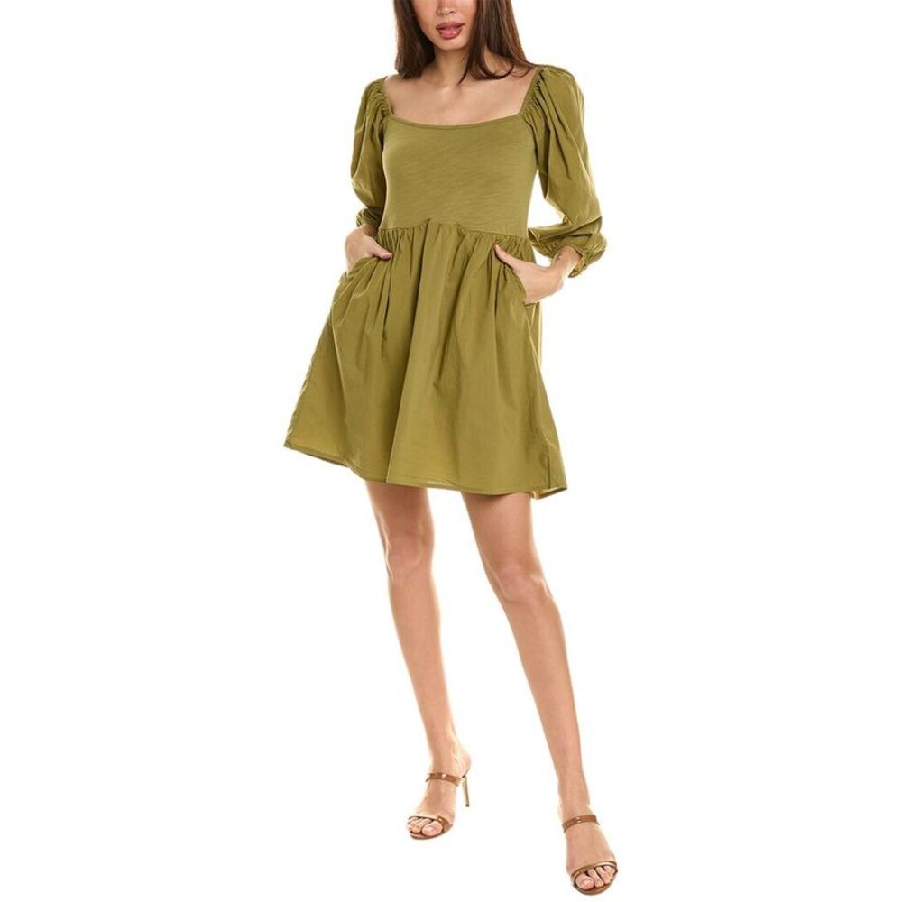 Nation LTD Heddie Combo Babydoll Dress